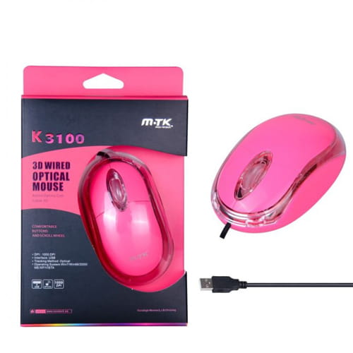 K3100 Wired Optical Mouse
