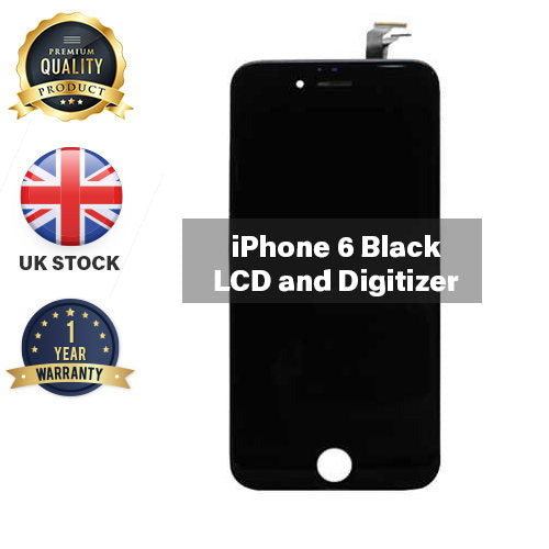 Generic LCD Mobile Display for iPhone 6  with Touch Screen Digitizer, Black