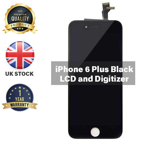 Generic LCD Mobile Display for iPhone 6 Plus with Touch Screen Digitizer, Black