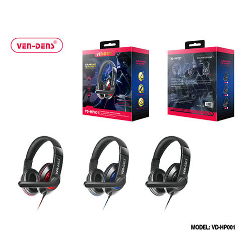 Ven-Dens VD-HP001 High Stereo Wired Gaming Headset with Mic