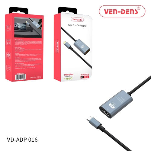 Ven-Dens Ultra 8K DisplayPort Adapter VD-ADP016