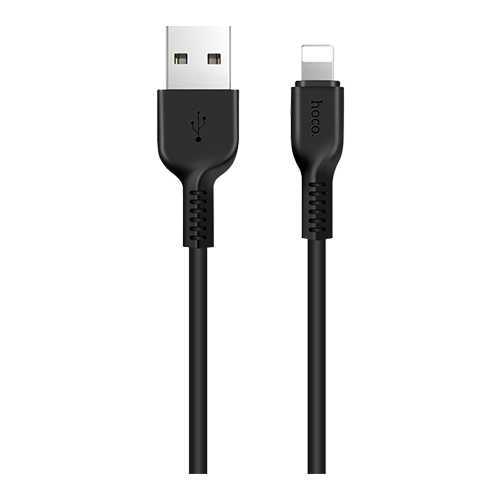 Hoco X13 Fast Charging 2A Data Cable with connector for iPhone, Black