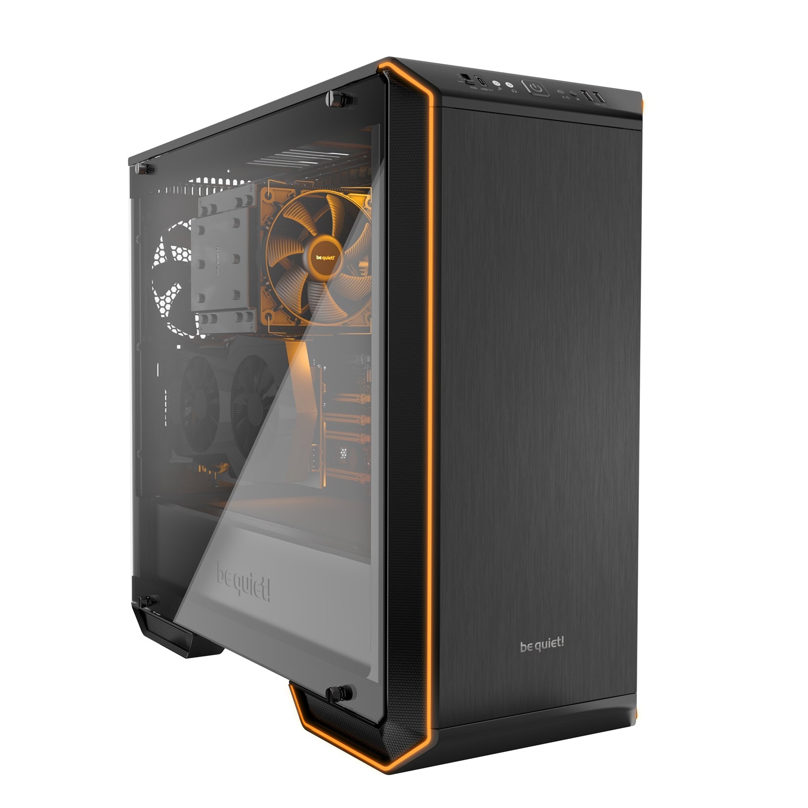 be quiet! Dark Base 700 Mid Tower Case - Black, Silent, Flexible, and RGB-Ready