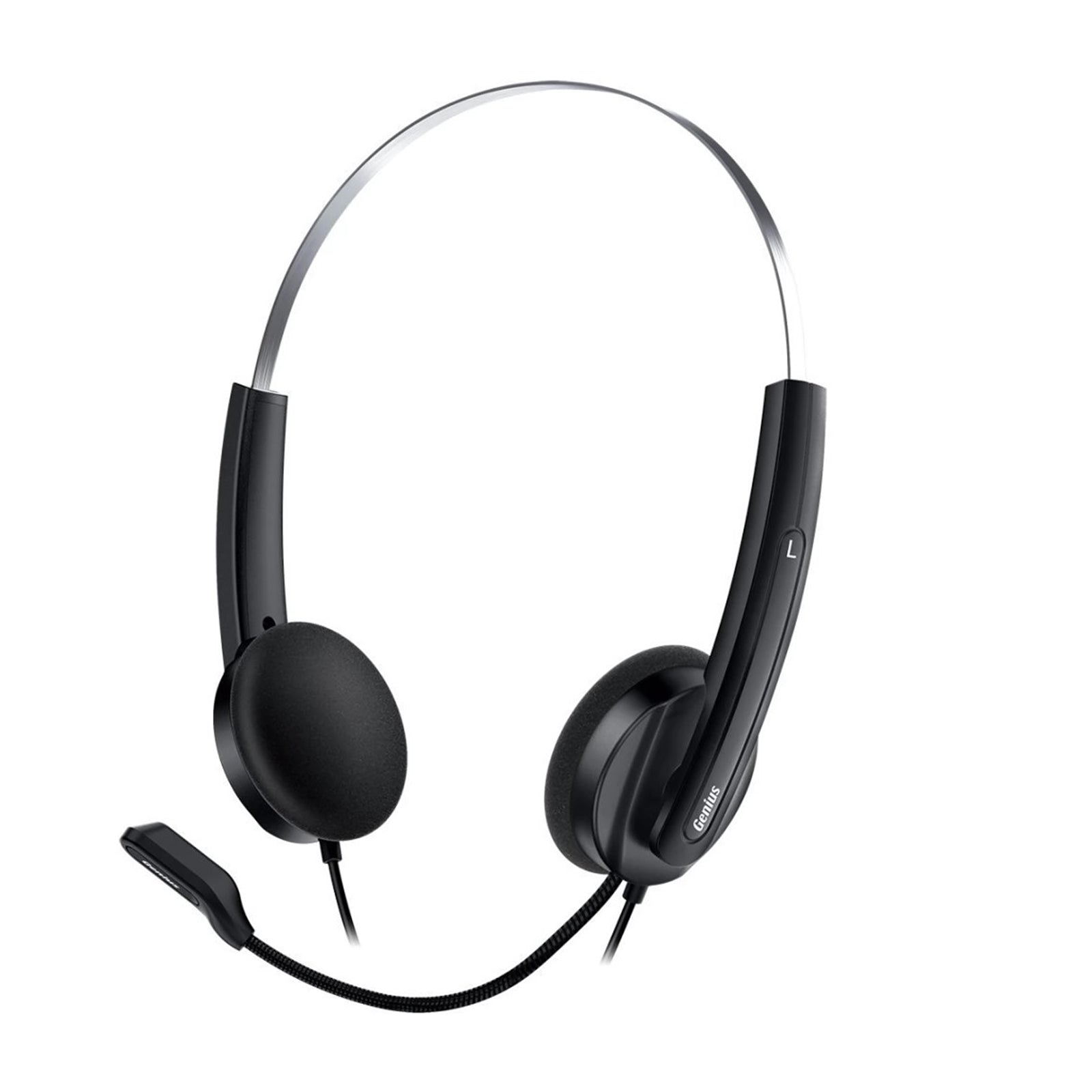 Genius HS-220U Ultra Lightweight On-ear Headset  with Microphone