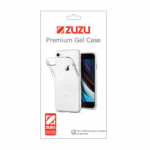 ZUZU Premium Clear Gel Case for iPhone 7/8