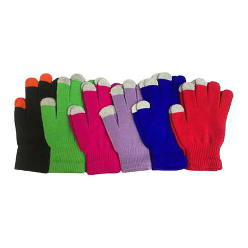 Smartphone/Tablet Magic Touch Screen Winter Knitted Gloves for Men's, Women's and Kids