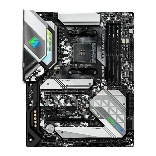 ASRock B550 Steel Legend Motherboard High-Speed Gaming with RGB Lighting and 2.5G LAN
