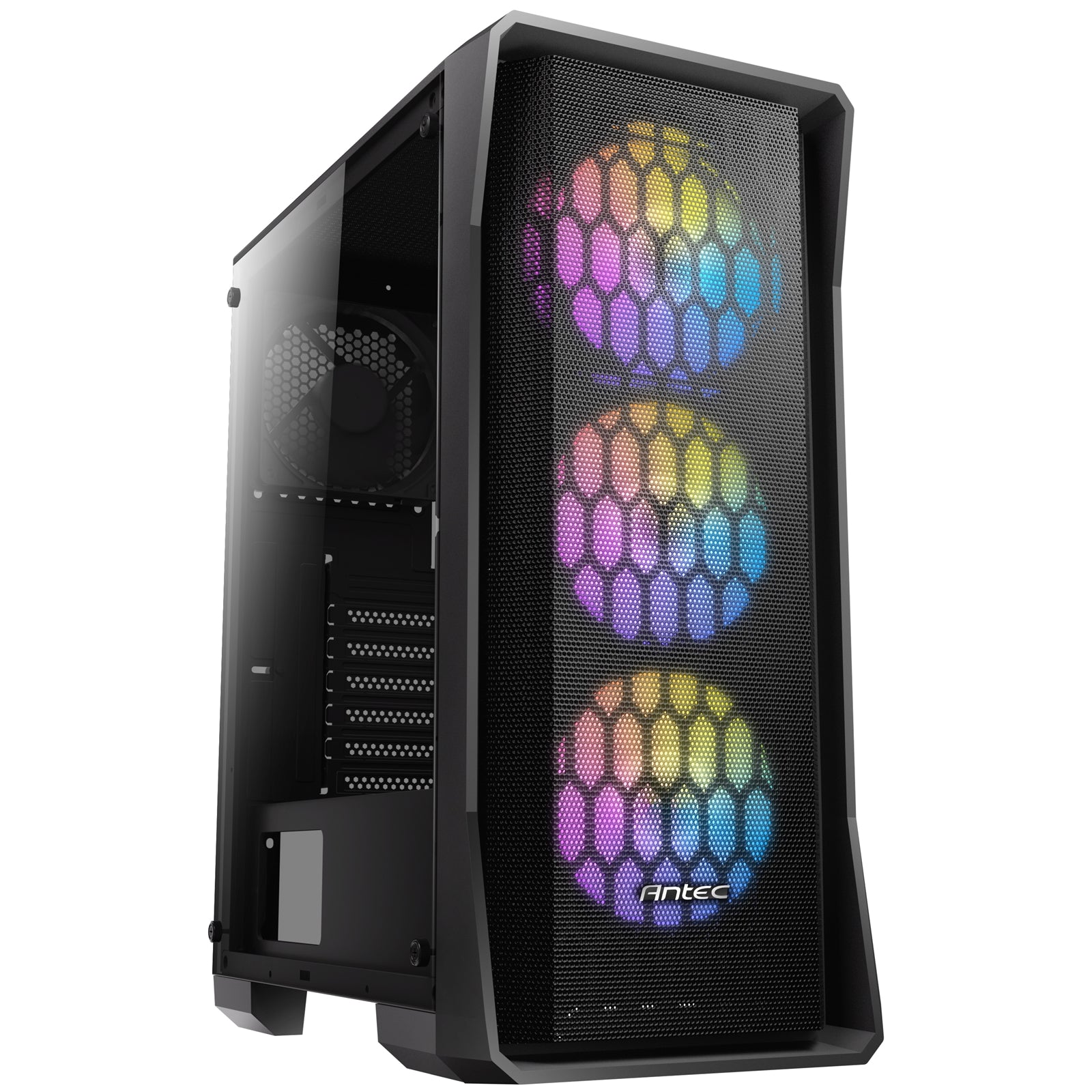 Antec NX360 ATX Mid-Tower Gaming Case with ARGB Fans & Tempered Glass