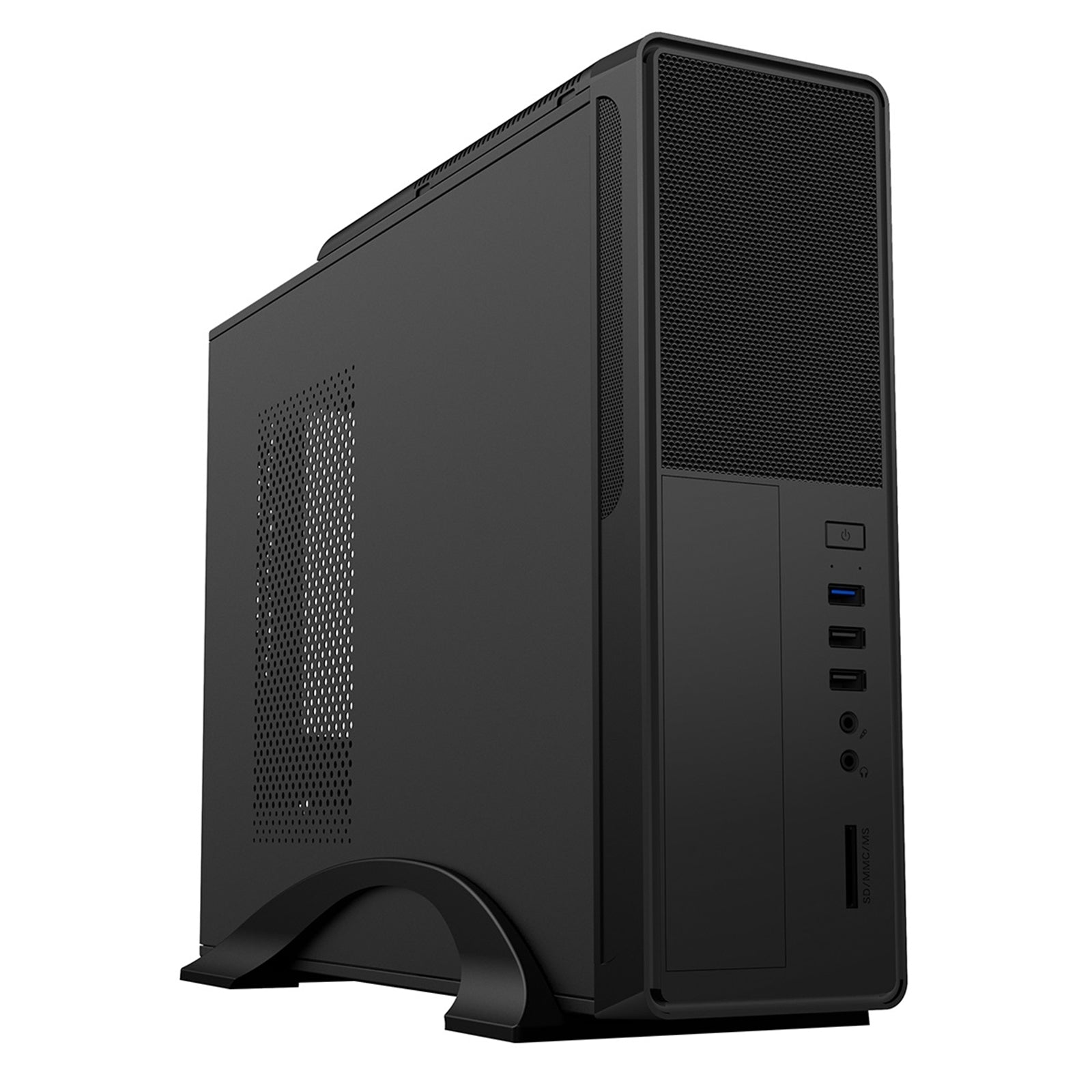 CiT S014B Compact Micro ATX Case with Efficient Cooling and 300W PSU