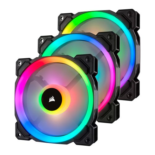 Corsair LL120 RGB LED PWM 12cm Case Fans - Triple Pack