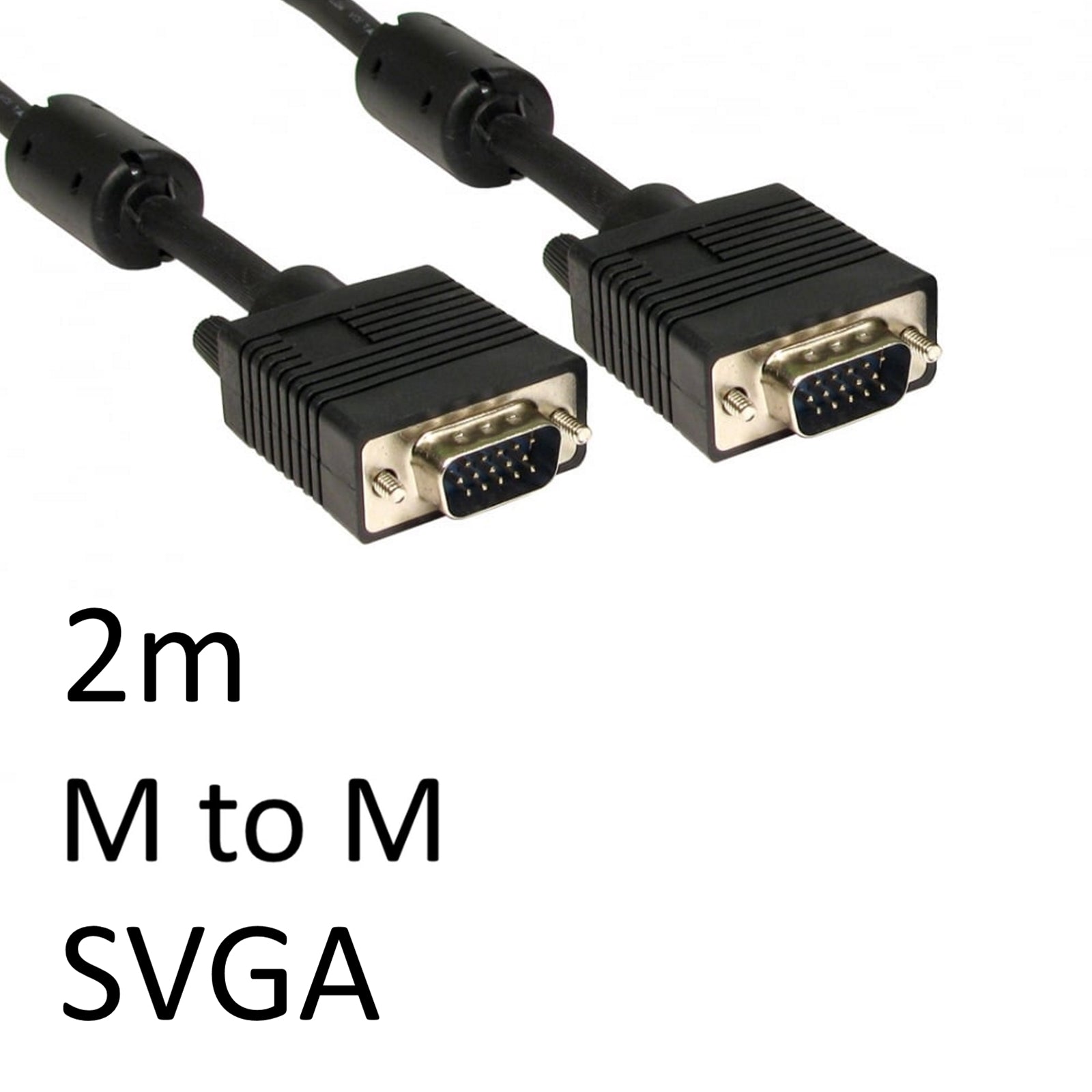 Premium SVGA Display Cable - 2m Black