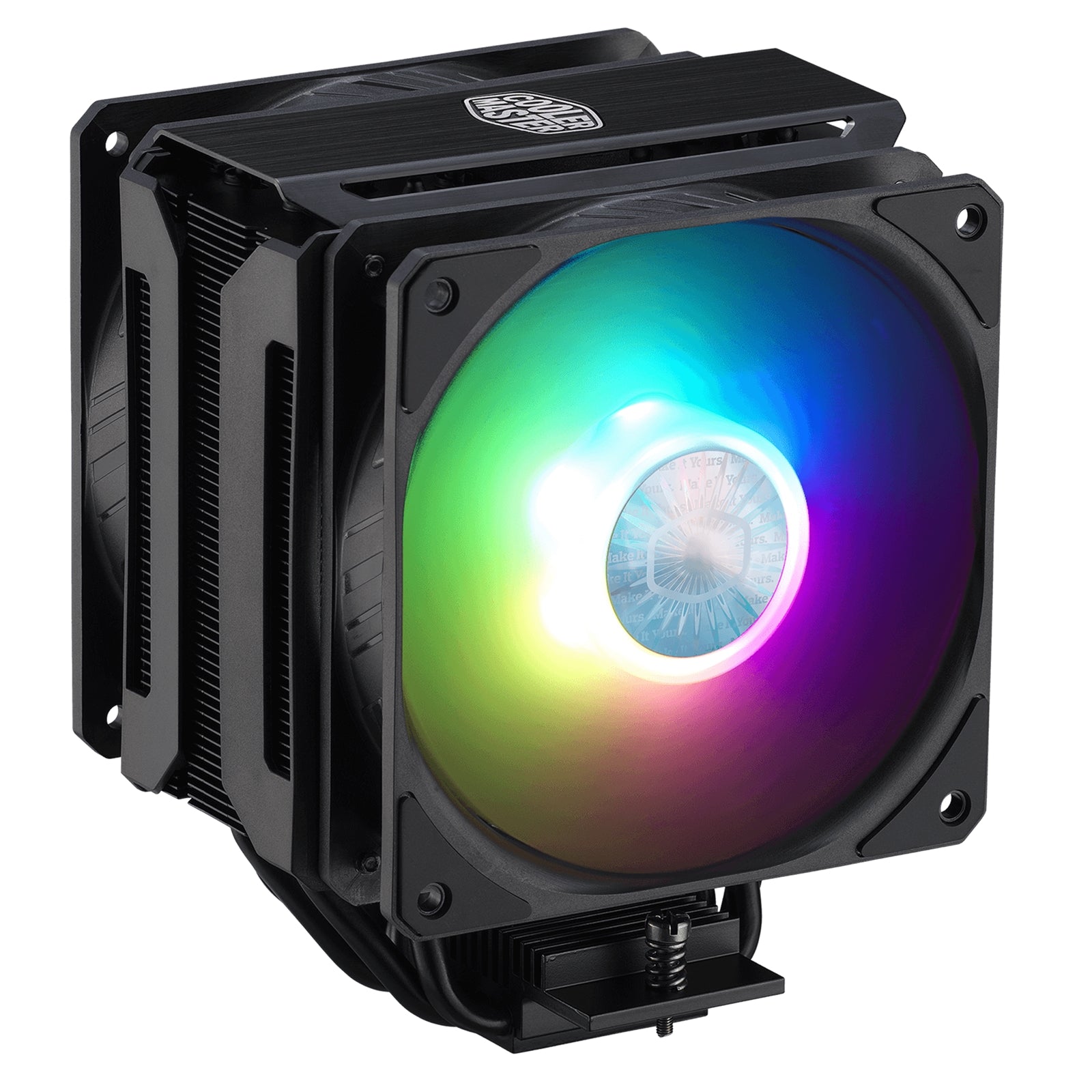 COOLER MASTER Stealth ARGB CPU Cooler Dual SickleFlow 120mm Fans, 6 Heat Pipes, RGB Controller