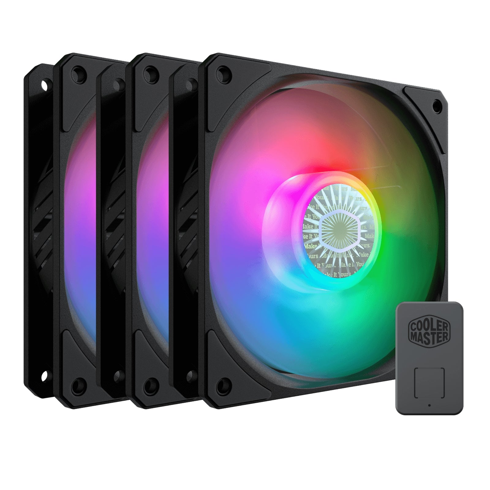 COOLER MASTER SickleFlow 120 ARGB Fan Pack High-Performance RGB PC Cooling