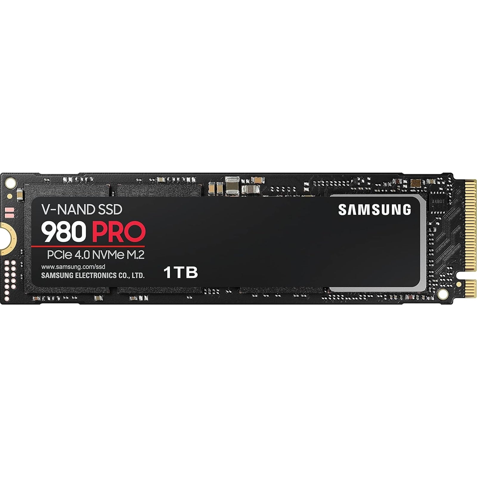 Samsung 980 PRO 1TB SSD - M.2 NVMe Interface with High-Speed PCIe 4.0, V-NAND Technology, and R/W Speeds of 7000/5000 MB/s
