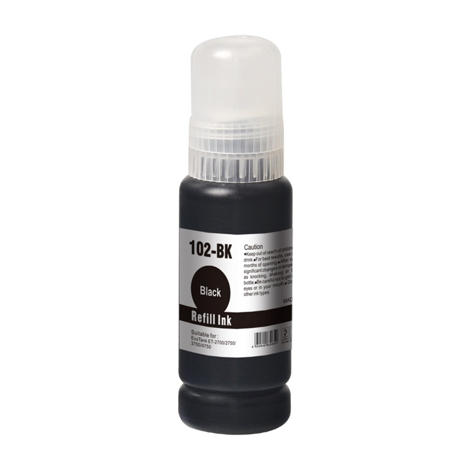 Epson Compatible InkLab 102 EcoTank Black Ink Bottle