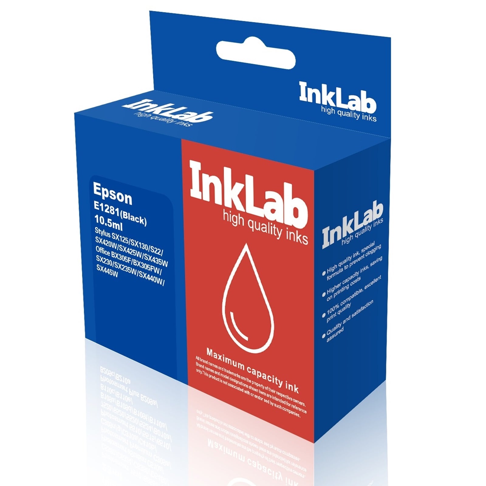 InkLab 1281 Epson Compatible Replacement Ink (Black)