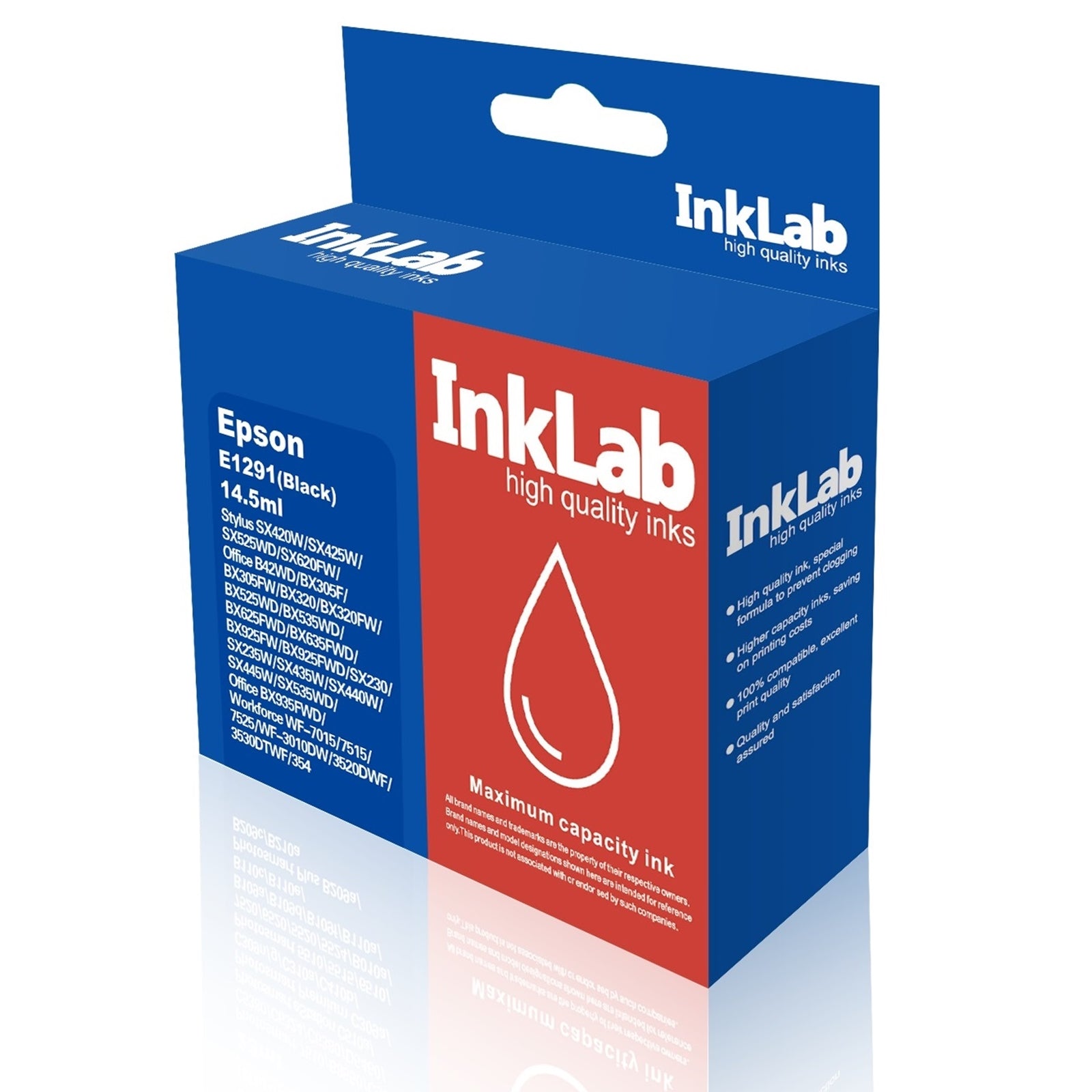 InkLab 1291 Epson Compatible Replacement Ink (Black)