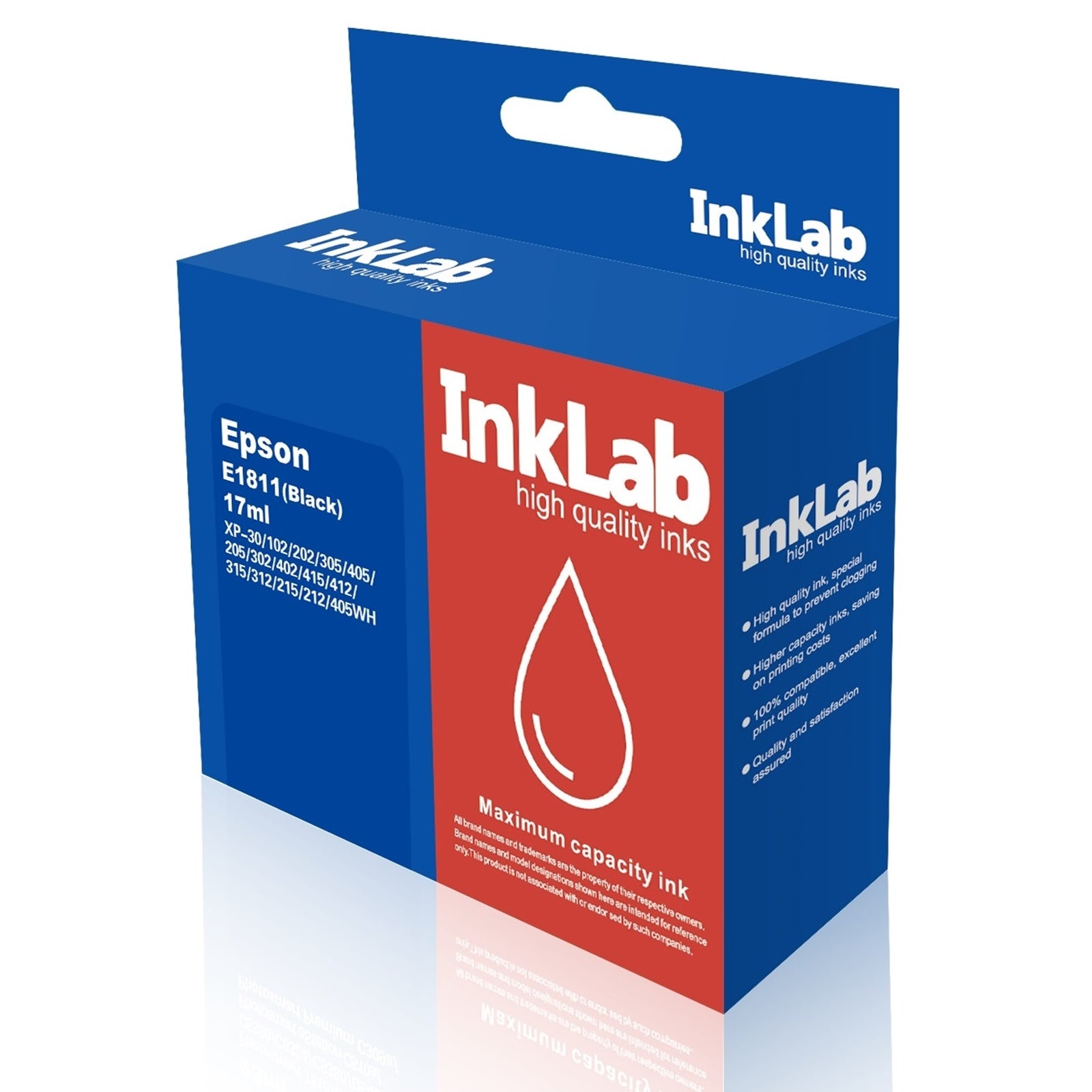 InkLab 1811 Epson Compatible Replacement Ink - Black