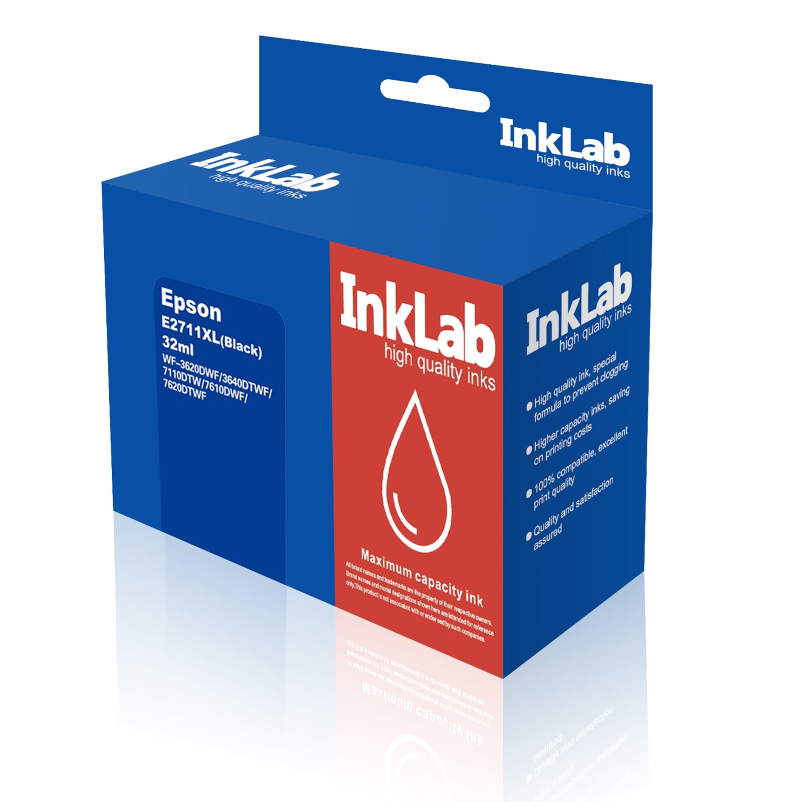 InkLab 27 XL Epson Compatible Replacement Ink Black