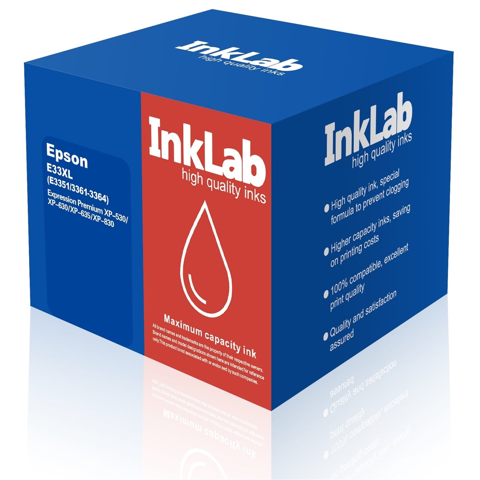 INKLAB E33XL-MULTI 33 XL Epson Compatible Multipack Replacement Ink