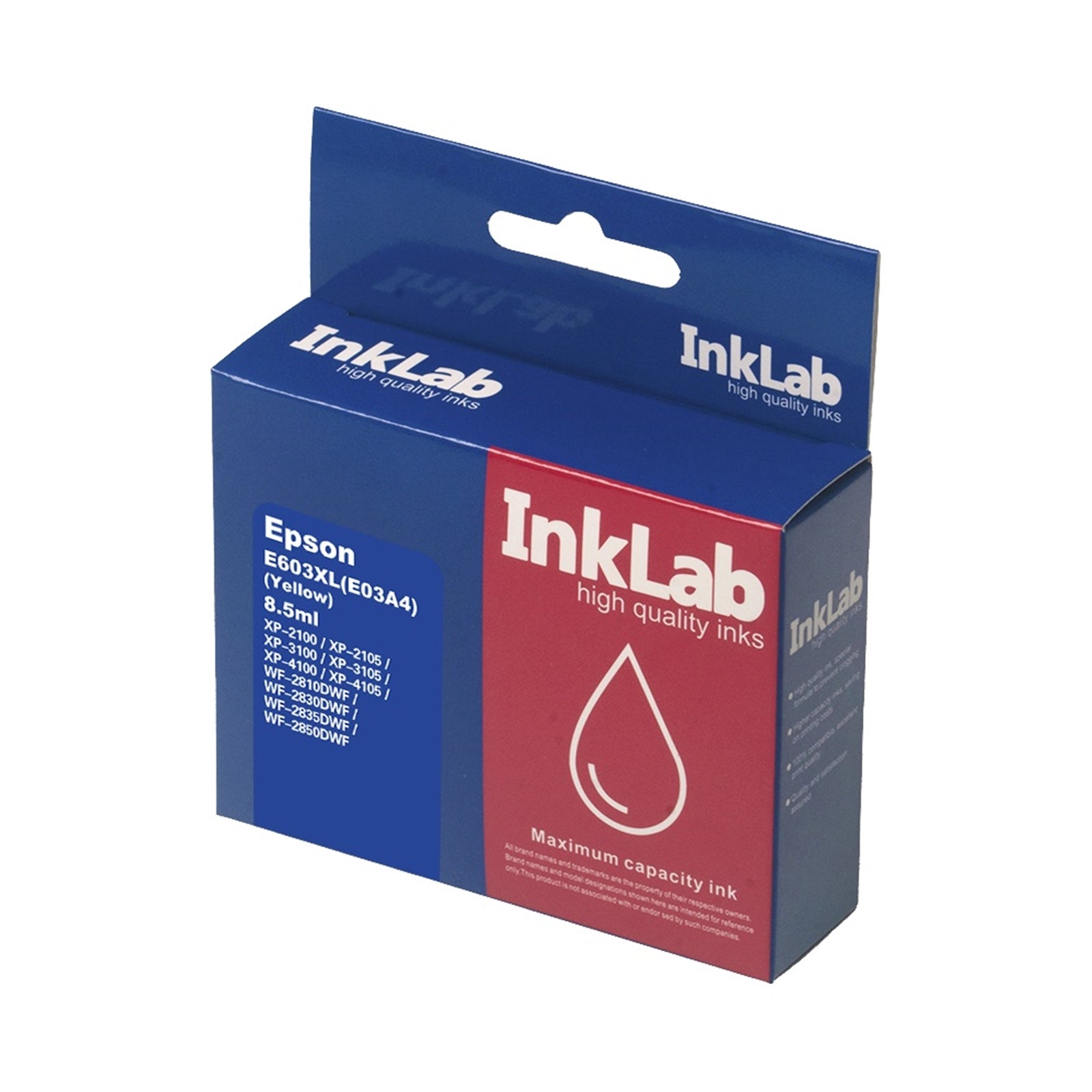InkLab 603XL Epson Compatible Replacement Ink - Yellow