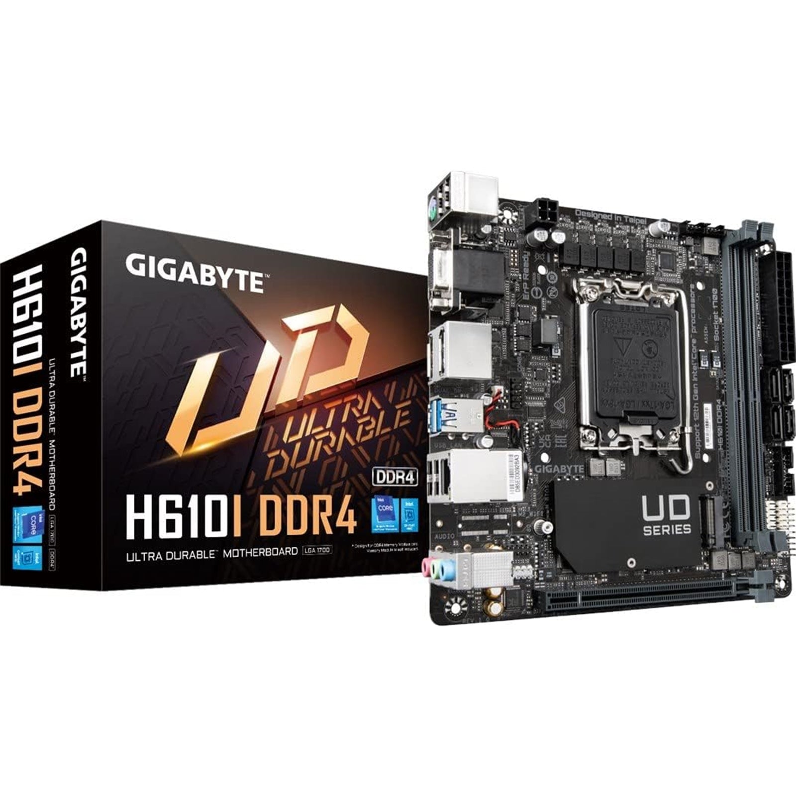 Gigabyte H610I DDR4 Ultra Durable Intel 1700 Socket Mini-ITX Motherboard