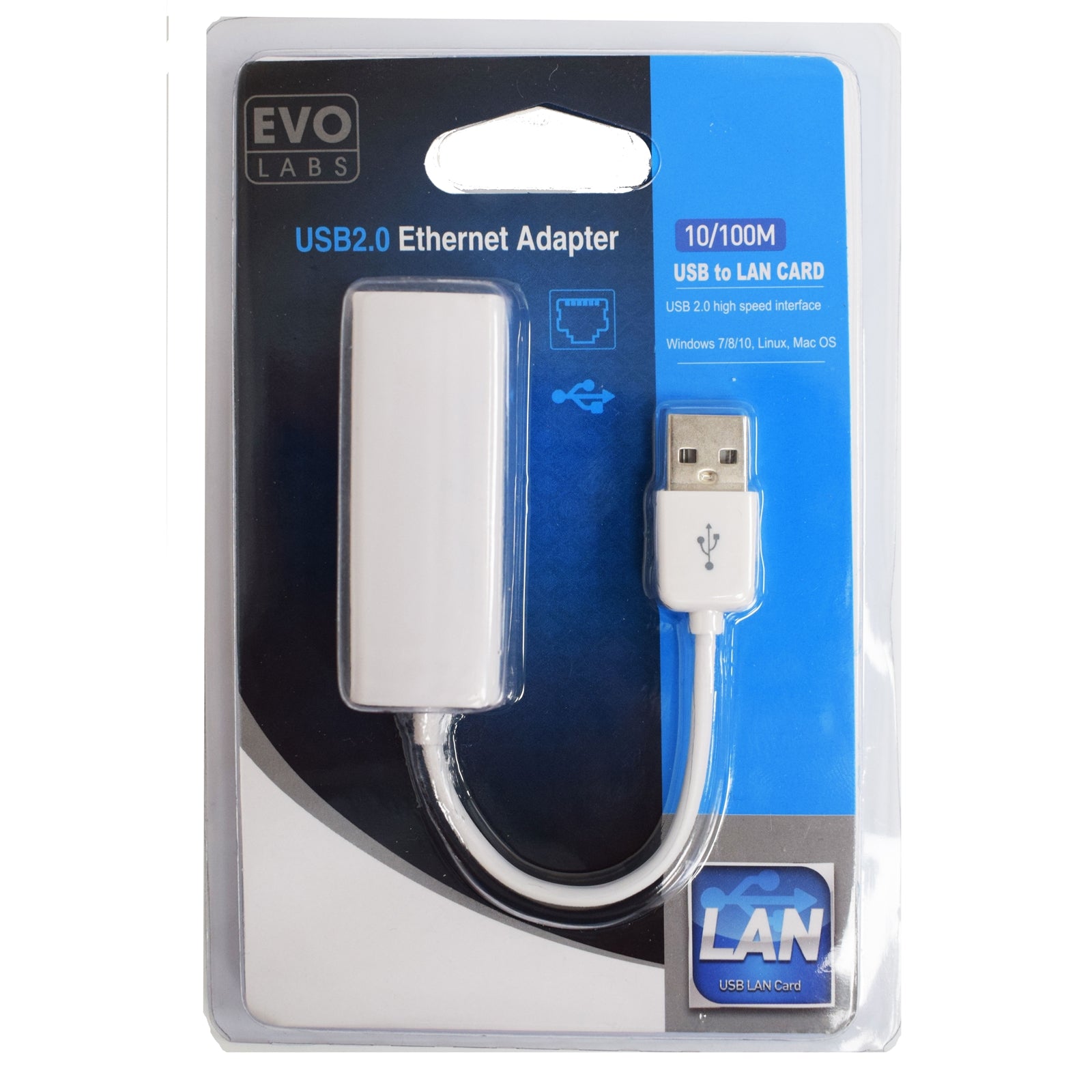 Evo Labs High-Speed USB 2.0 to Ethernet Adapter