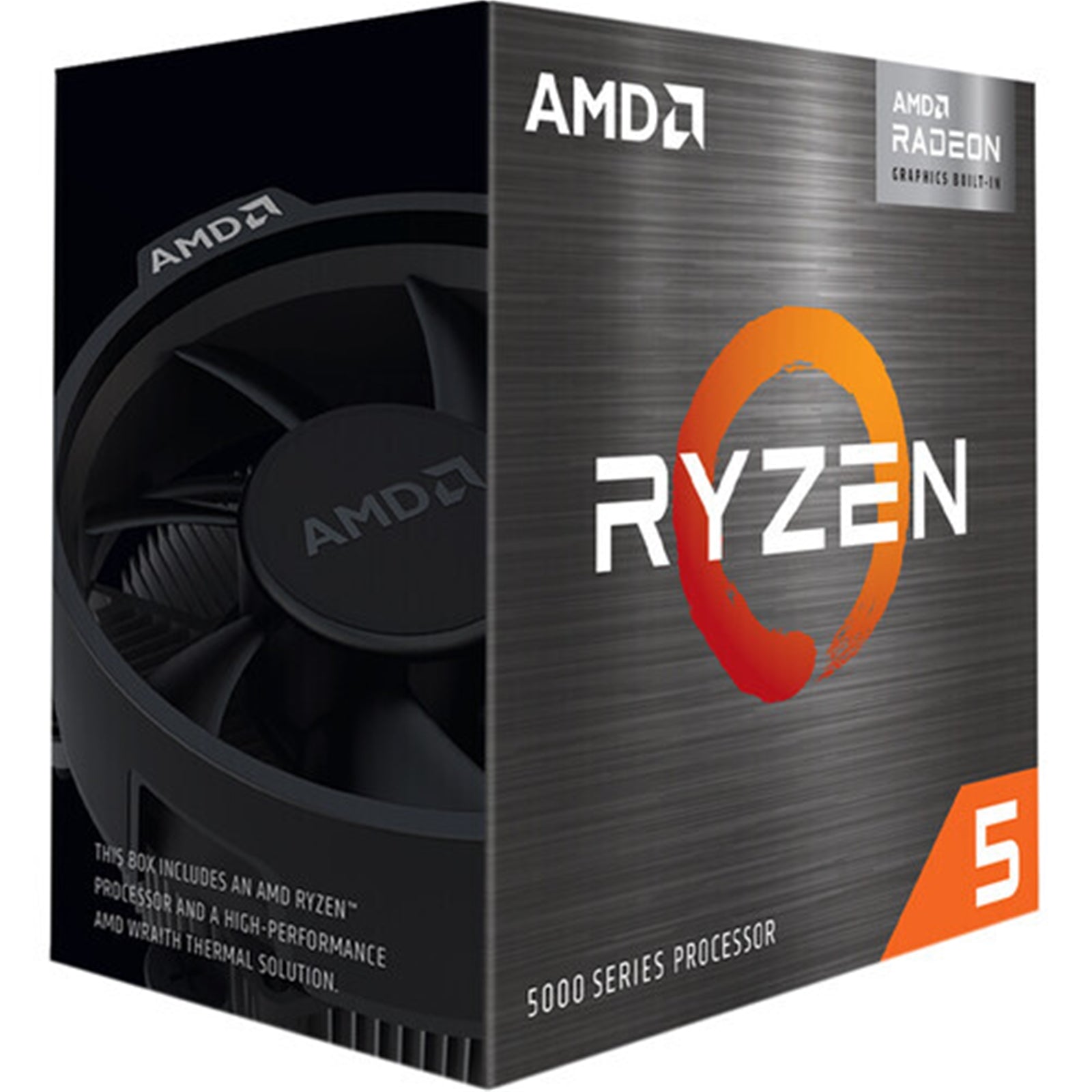 AMD Ryzen 5 5500GT 6-Core Processor - High-Performance 3.6GHz AM4 CPU with Radeon Graphics