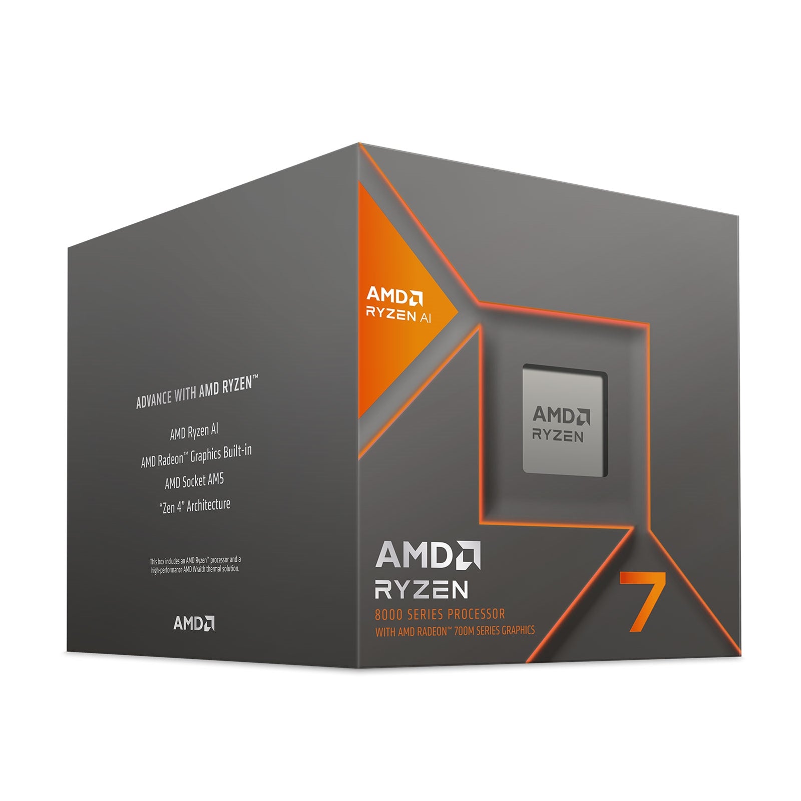 AMD Ryzen 7 8700G Octa-Core Processor with Radeon 780M Graphics - 5.1GHz Boost, AM5 Socket