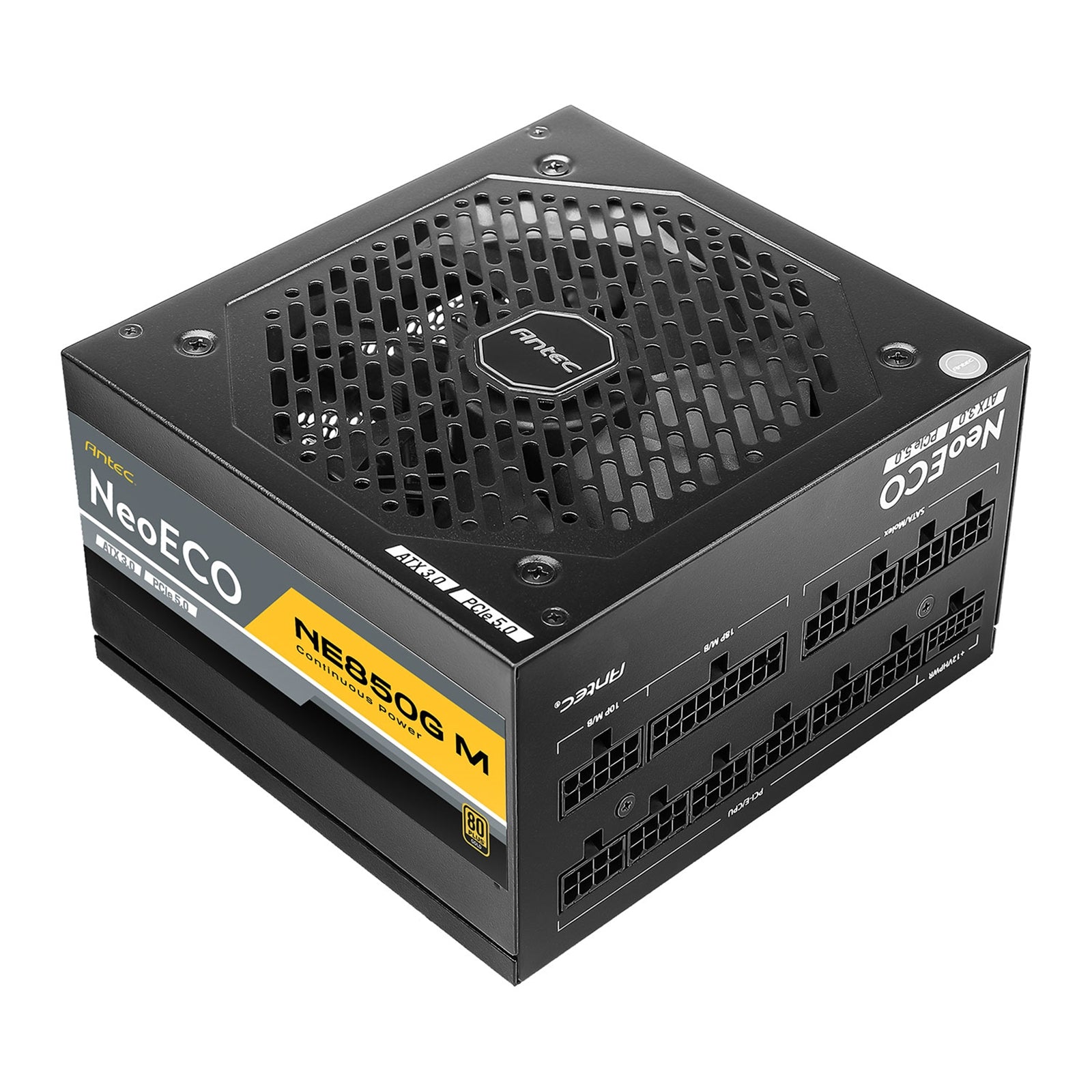 Antec NE850G M - 850W ATX 3.0 PSU - PCIe 5.0 Ready, Fully Modular, 120mm FDB Fan
