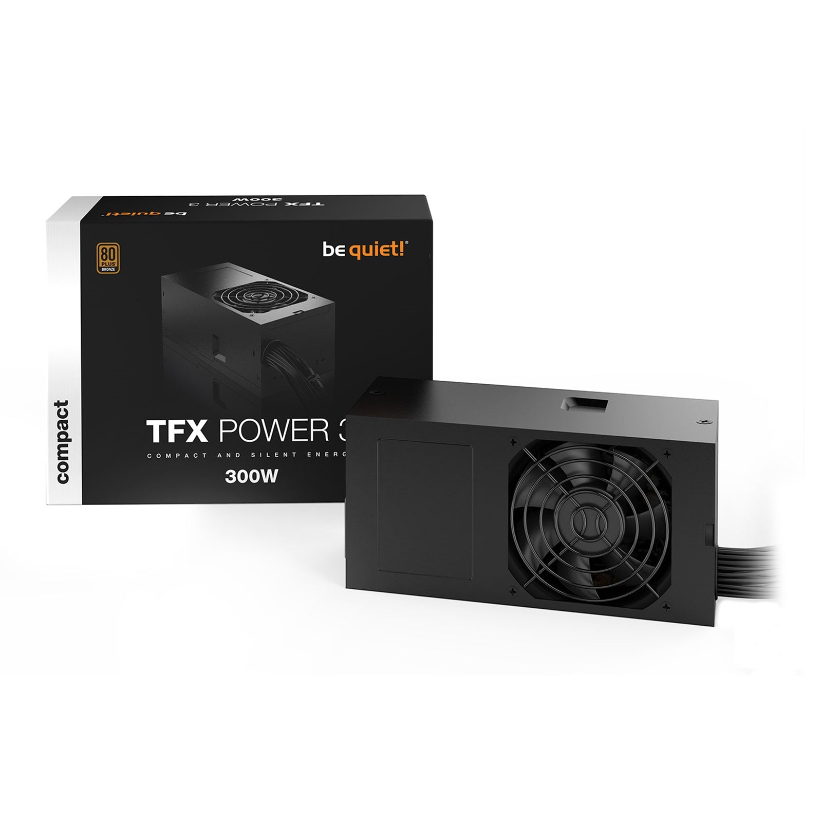 Be Quiet! TFX Power 3 300W PSU Compact, Efficient, and Quiet Power Supply with 80+ Bronze Certification