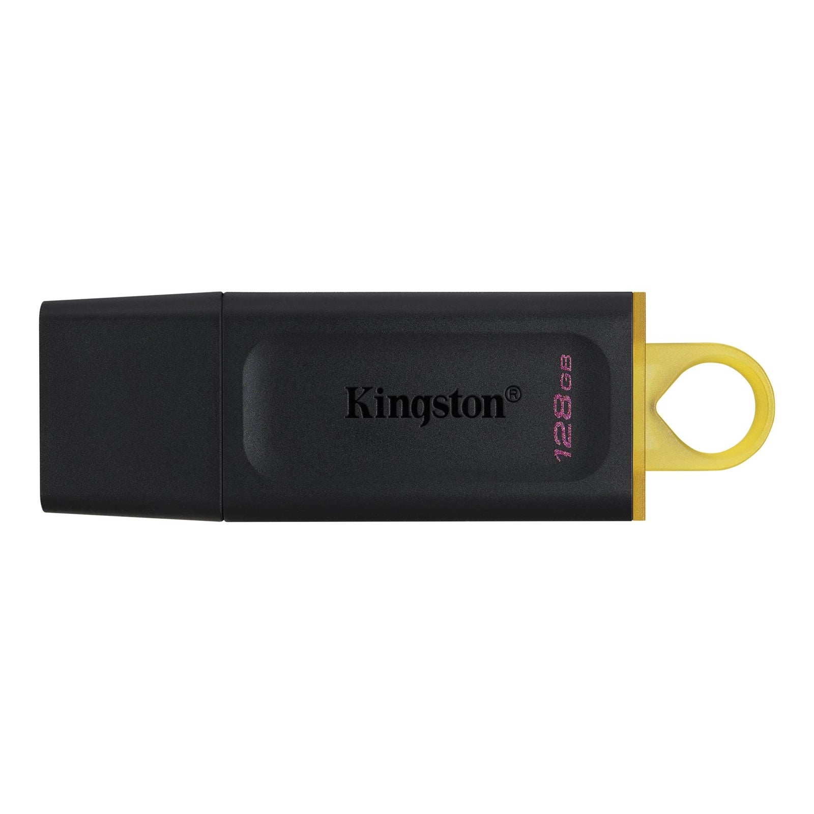 Kingston DataTraveler Exodia 128GB High-Speed USB 3.2 Flash Drive in Black/Yellow
